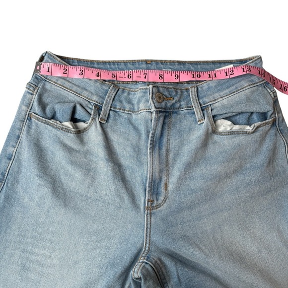 Old Navy Jeans Womens 8 Tall Wow Flare High Rise Light Wash 90s Y2k - Picture 7 of 11